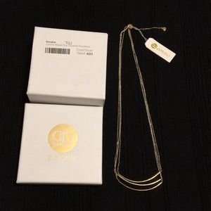 Gorjana mix pre-layered necklace.